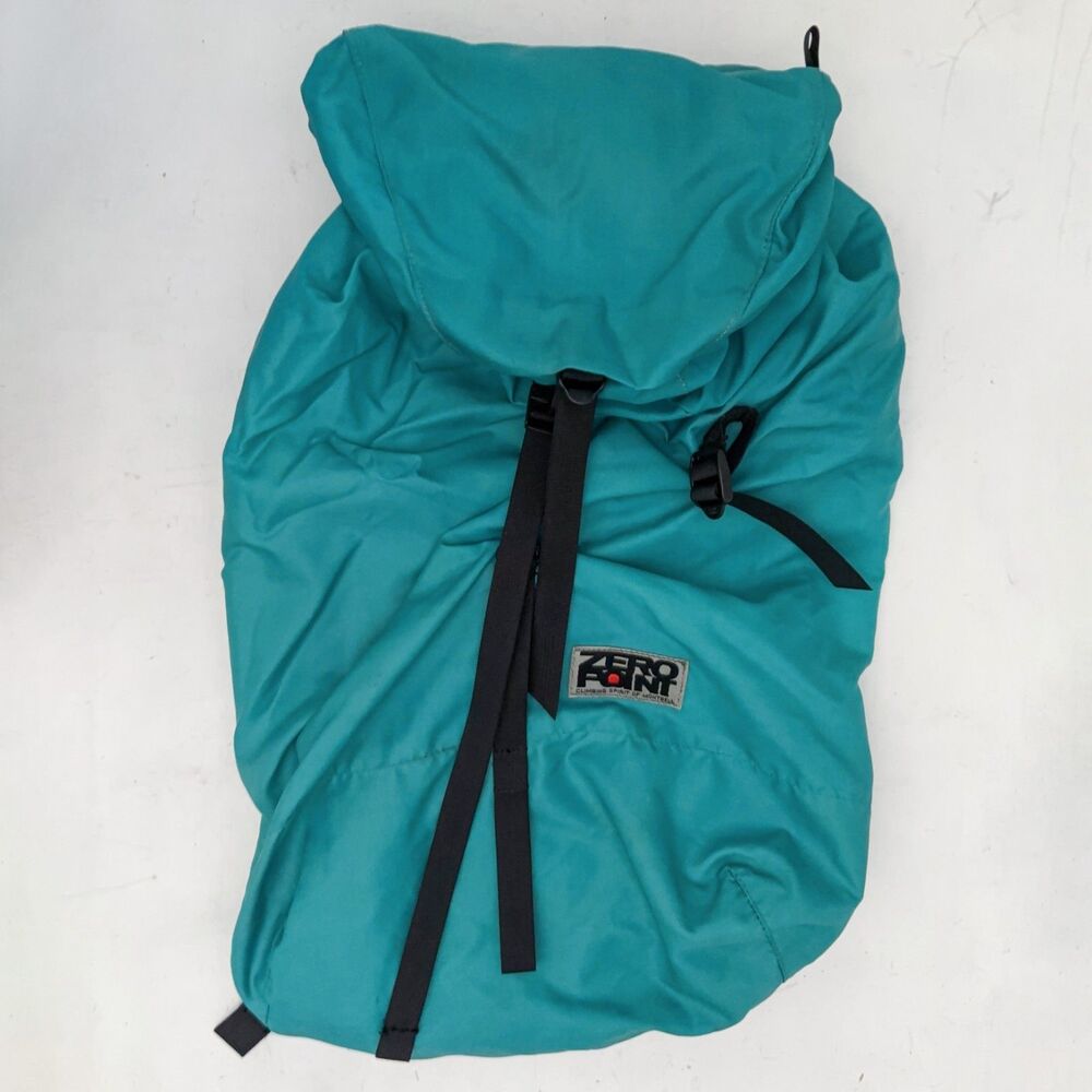 Montbell Zero Point Balance Light 30 Backpack Nylon Teal Blue Camping Hiking